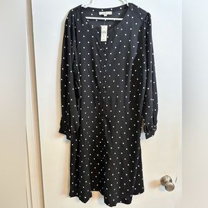 Loft button up shirt dress. Size 20. Never worn.